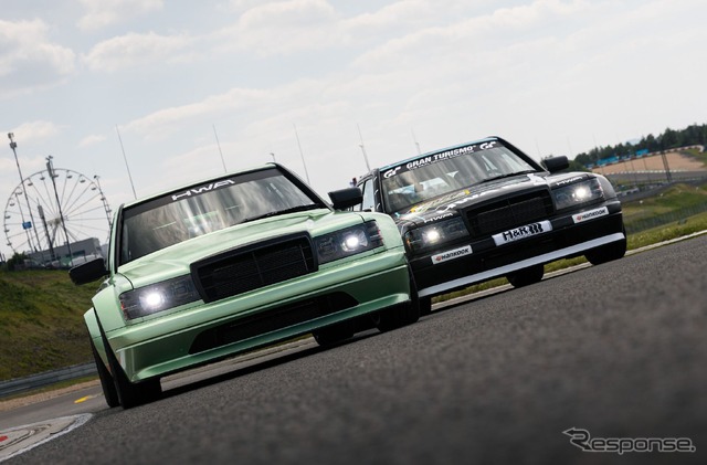 1990年代のメルセデスベンツ『190E 2.5-16エボリューション2』の復刻モデル「HWA EVO」
