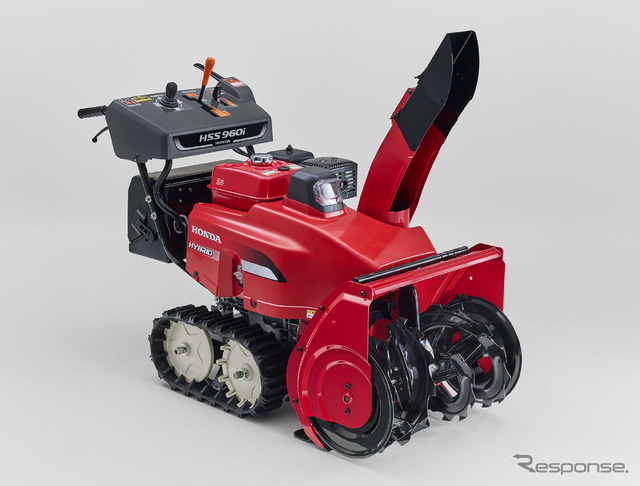 ホンダのハイブリッド除雪機 HSS960i(J)