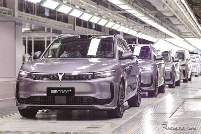 「嵐図汽車（VOYAH）」のプラグインハイブリッドSUV『FREE+』の改良新型を生産開始