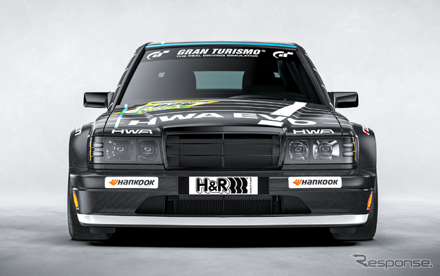 1990年代のメルセデスベンツ『190E 2.5-16エボリューション2』の復刻モデル「HWA EVO」