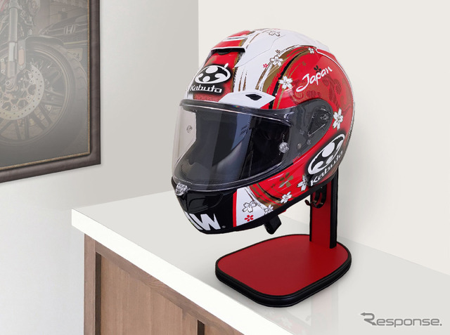 ファン搭載の高機能ヘルメットスタンド