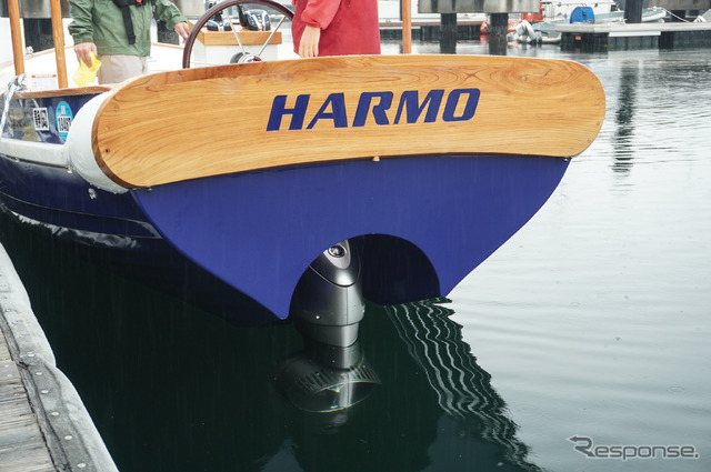 ヤマハ発動機の次世代電動推進システム「HARMO(ハルモ)」を搭載したプレジャーボート