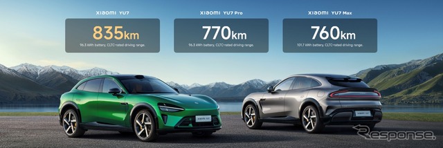 シャオミ初のSUV『YU7』