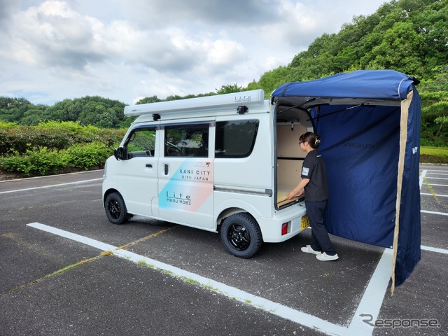 軽自動車(スズキ・エブリイ)をベースとした多機能車両「MARU MOBI Lite(マルモビライト)」