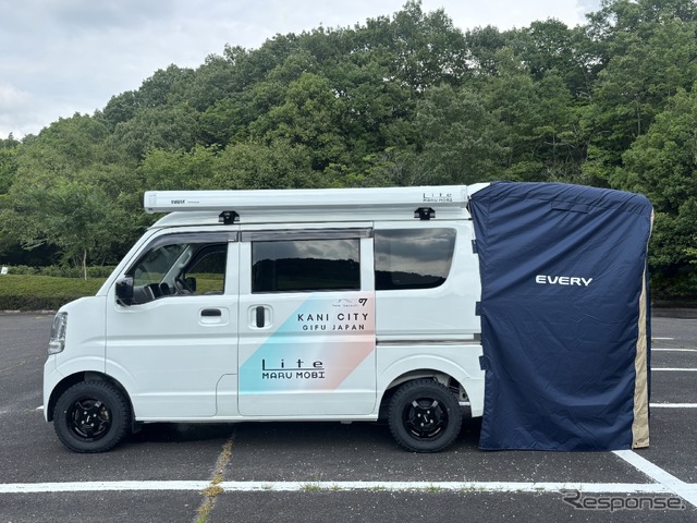 軽自動車(スズキ・エブリイ)をベースとした多機能車両「MARU MOBI Lite(マルモビライト)」