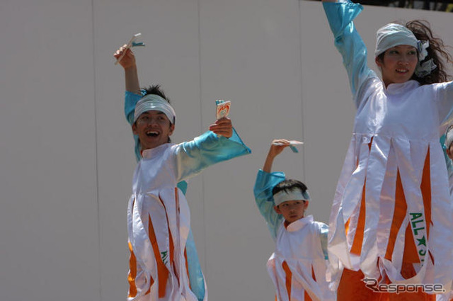 【SUPER GT 第7戦】お楽しみイベント…コースウォーク、よさこい、熱気球