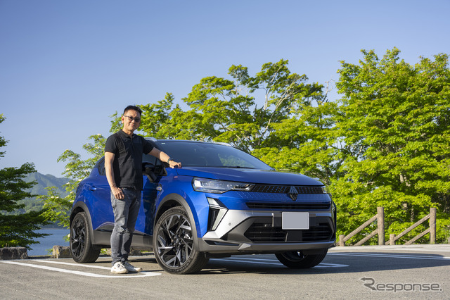 ルノーキャプチャー エスプリアルピーヌ フルハイブリッドと試乗したジャーナリスト橋本洋平氏