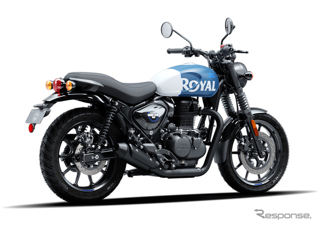 ロイヤルエンフィールド ハンター350 Rebel Blue(レベル・ブルー)