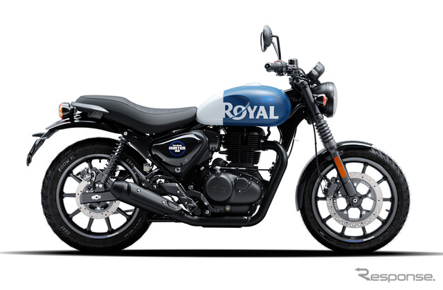ロイヤルエンフィールド ハンター350 Rebel Blue(レベル・ブルー)