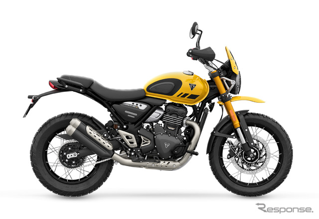 トライアンフ・スクランブラー400XC（レーシングイエロー）