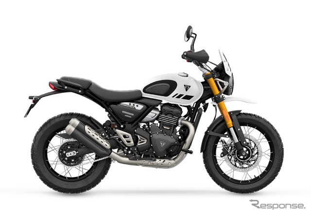 トライアンフ・スクランブラー400XC（バニラホワイト）