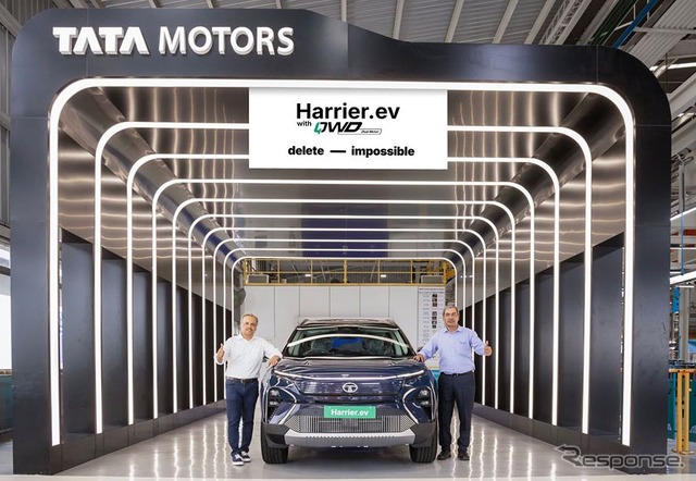 タタモーターズが『ハリアー.ev』生産開始