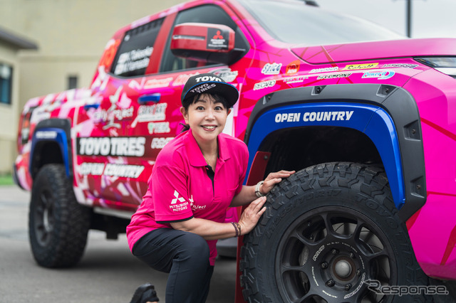 XC-2クラス4位の「圭ラリープロジェクト with MMC TOYO TIRES」チーム