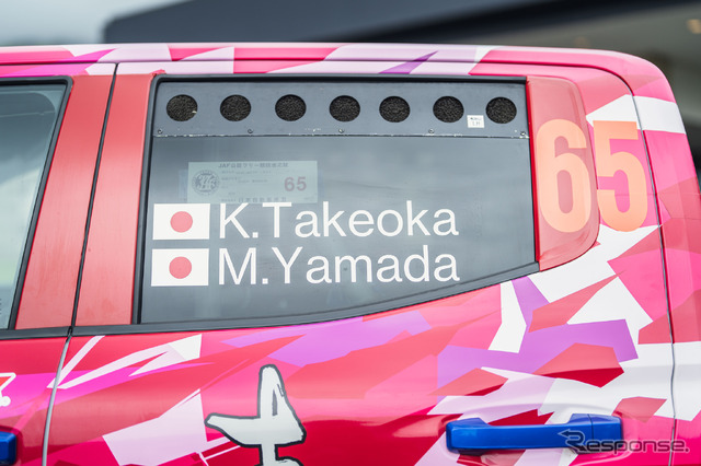 XC-2クラス4位の「圭ラリープロジェクト with MMC TOYO TIRES」チーム