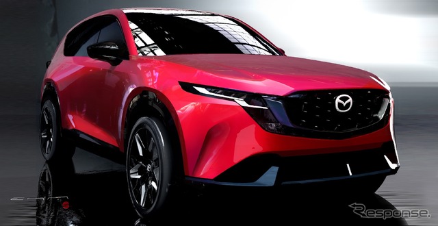 マツダ CX-5 新型のデザインスケッチ