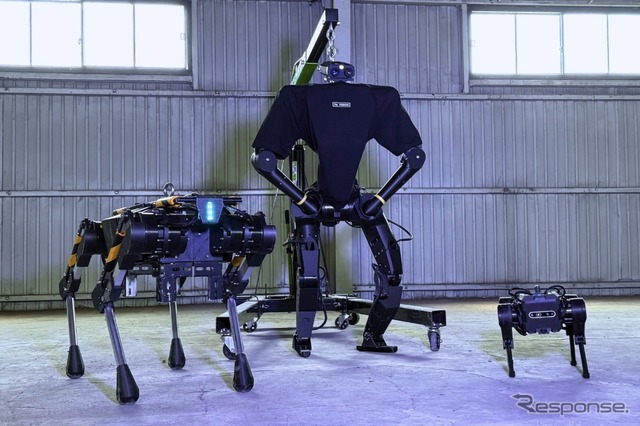 ロボットの例：左からHLQ Pro、HL Human、HLQ Air
