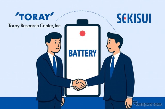 東レリサーチセンターと積水化学が二次電池評価試験に関する連携を開始