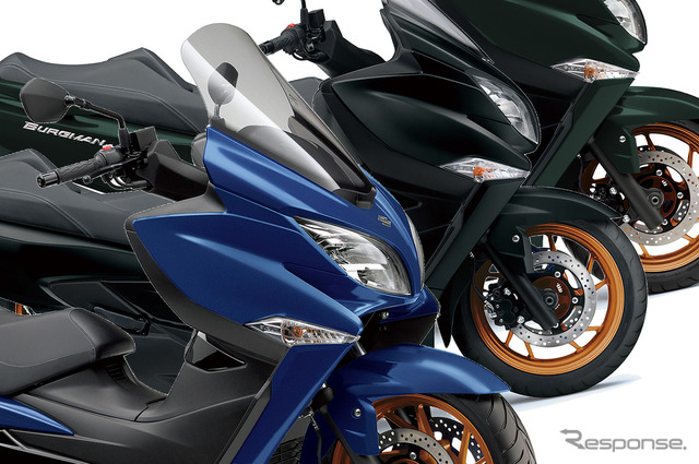 スズキ バーグマン400 ABS 新色3色が登場!