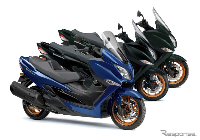 スズキ バーグマン400 ABS 新色3色