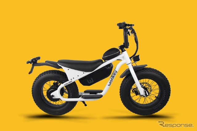 特定小型原付のwonkey 48V MAT WHITE
