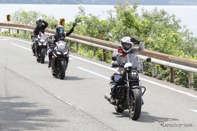 女性ライダー限定のツーリングラリー「MOTHER LAKE RALLY」