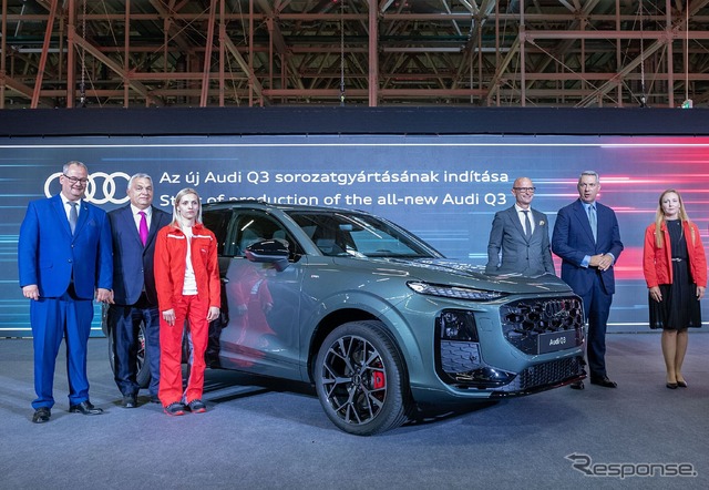 アウディ『Q3』新型の量産をハンガリー・ジェール工場で開始