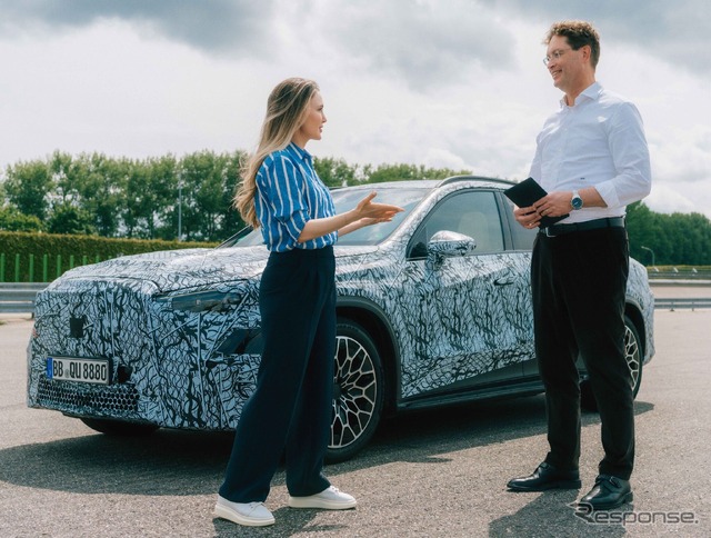メルセデスベンツ『GLC』次期型のEVプロトタイプに試乗したオラ・ケレニウスCEO