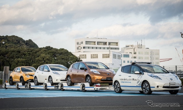 日産追浜工場:Intelligent Vehicle Towing(2016年)