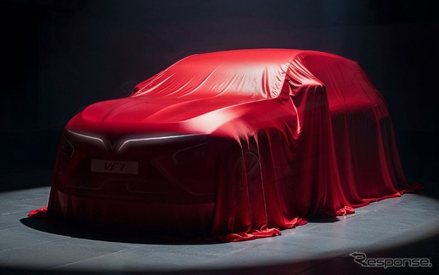 ビンファストの新型EVのティザー