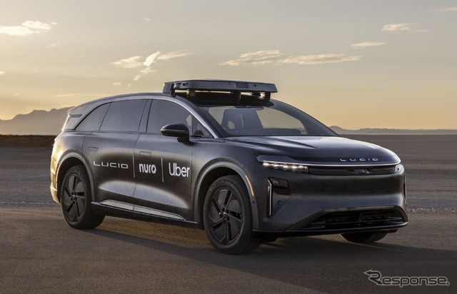 ルシードのEV『グラビティ』ベースの自動運転車