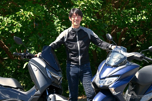 スズキの『バーグマンストリート125EX』と、ヤマハの『NMAX』