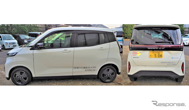 日産サクラのEVカーシェア車両