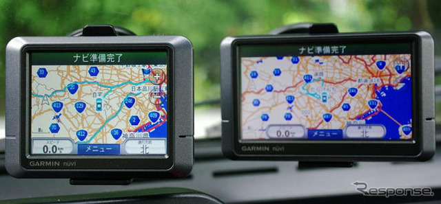 【GARMIN nuvi205Wレポ】姉妹機 nuvi205 との関係は?