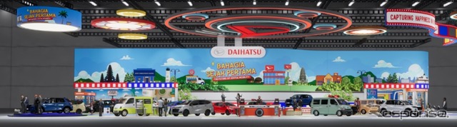 ダイハツのインドネシアモーターショー2025ブースイメージ