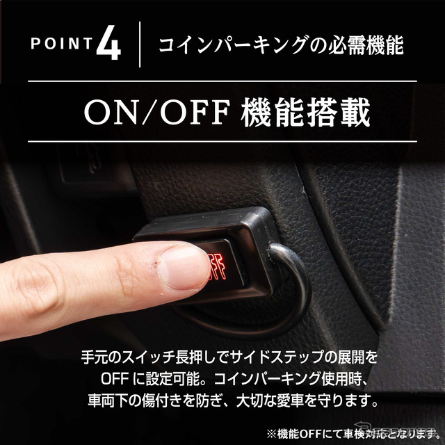 CRAFTWORKS『ランクル250』専用「電動サイドステップ」