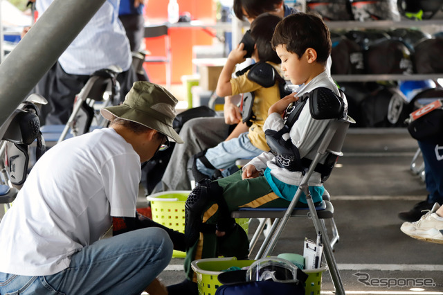 ヤマハ発動機の親子バイク教室