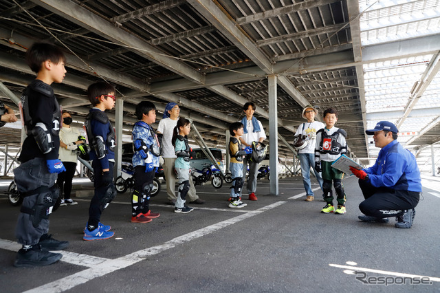 ヤマハ発動機の親子バイク教室