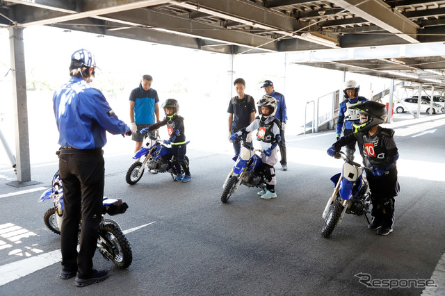 ヤマハ発動機の親子バイク教室