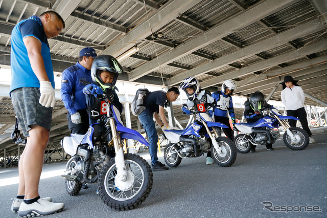 ヤマハ発動機の親子バイク教室