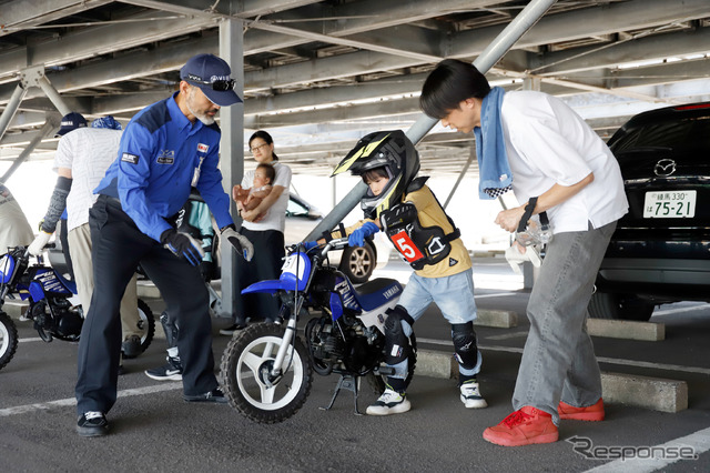 ヤマハ発動機の親子バイク教室