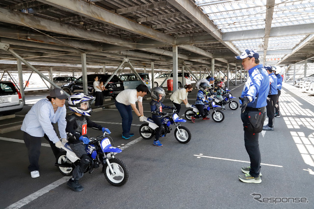 ヤマハ発動機の親子バイク教室