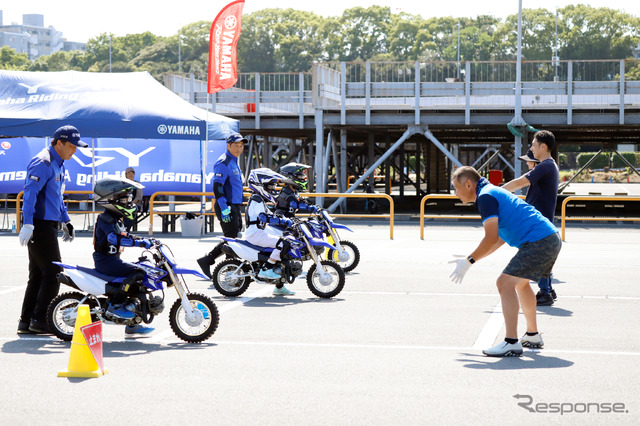 ヤマハ発動機の親子バイク教室