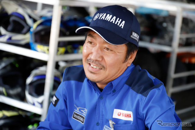 親子バイク教室を担当するヤマハ発動機 カスタマーエクスペリエンス事業部の畠山貴之さん