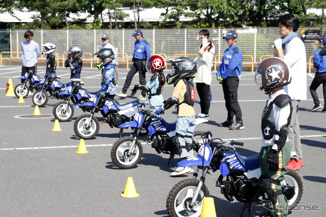 ヤマハ発動機の親子バイク教室