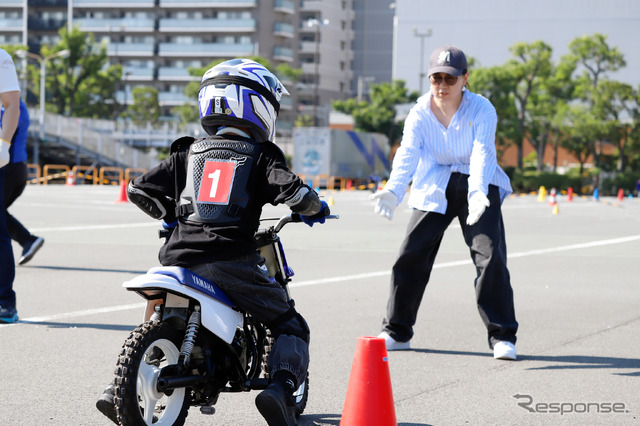 ヤマハ発動機の親子バイク教室