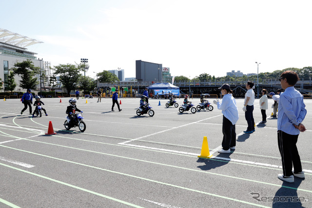 ヤマハ発動機の親子バイク教室