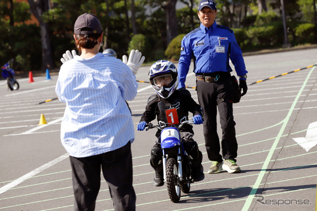 ヤマハ発動機の親子バイク教室