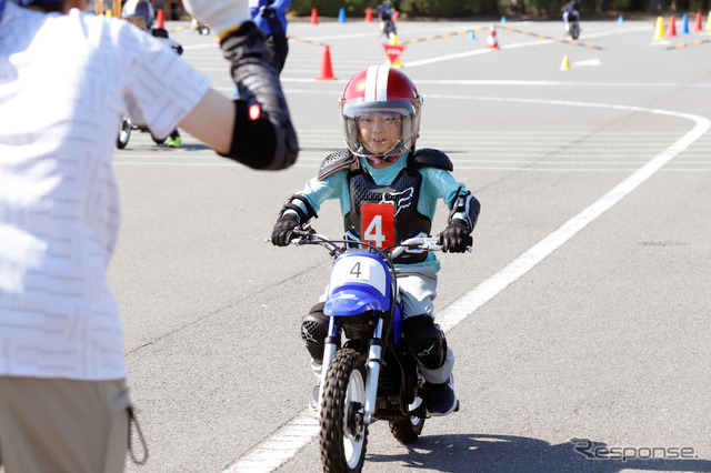 ヤマハ発動機の親子バイク教室