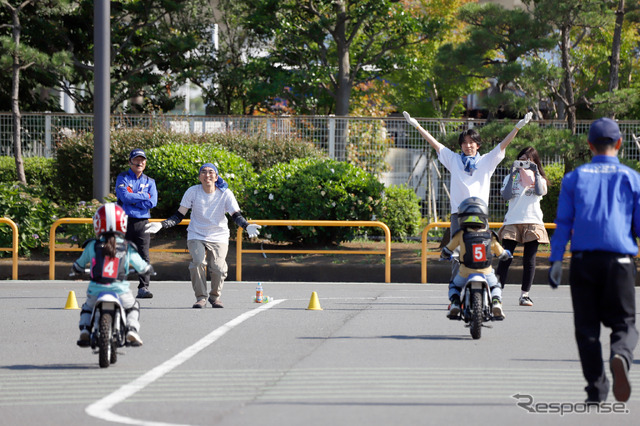 ヤマハ発動機の親子バイク教室