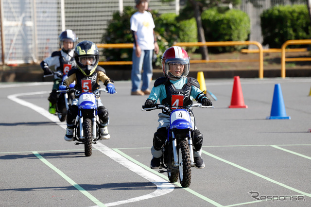 ヤマハ発動機の親子バイク教室
